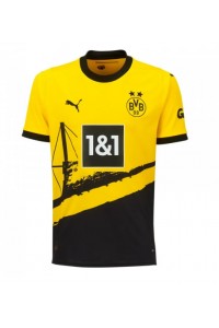 Borussia Dortmund Fotballdrakt Hjemme Klær 2023-24 Korte ermer